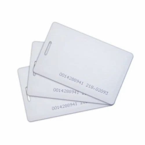 White RFID proximity card